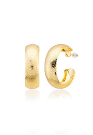 Heliophilia Silver Pendientes de latón con perlas de imitación dorados